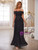 Black Sequins Off the Shoulder Party Dress