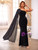 Black One Shoulder Sequins Party Dress