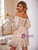 Champagne Sequins Long Sleeve Party Dress