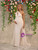 Apricot Tulle One Shoulder Long Sleeve Party Dress