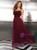 Contrast Sequined Gauze Long Dress