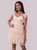 Apricot Tulle Straps Short Party Dress