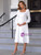 White Long Sleeve Maternity Dress