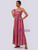 Strap Tube Top Striped Long Dress