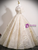 Champagne Tulle Sequins Lace Beading Quinceanera Dress