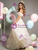 Champagne Tulle Sequins Lace Beading Quinceanera Dress