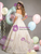 Champagne Tulle Sequins Lace Beading Quinceanera Dress