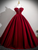 Burgundy Velvet Spaghetti Straps Beading Prom Dress