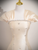 Champagne Satin Crystal Prom Dress