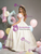 Fashion Champagne Print Off the Shoulder Quinceanera Dress