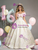 Fashion Champagne Print Off the Shoulder Quinceanera Dress