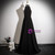 Black High Neck Beading Prom Dress