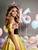 Yellow Satin Off the Shoulder Quinceanera Dress