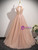 Champagne Tulle Sequins Halter Beading Backless Prom Dress