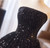 Ball Gown Black Sequins Strapless Quinceanera Dress
