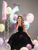 Ball Gown Black Sequins Strapless Quinceanera Dress