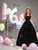 Ball Gown Black Sequins Strapless Quinceanera Dress