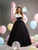 Black Tulle Off the Shoulder Quinceanera Dress