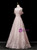 Tulle Sequins Spaghetti Straps Beading Prom Dress