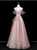 Pink Sequins Off the Shoulder Crystal Beading Prom Dress