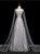 Silver Gray Sequins Strapless Crystal Prom Dress