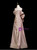 Pink Off the Shoulder Beading Prom Dress