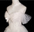 Fashion White Tulle Lace Off the Shoulder Wedding Dress