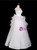 Princess White Tulle Strapless Pleats Wedding Dress