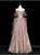 Trendy Pink Tulle Sequins Beading Crystal Prom Dress