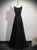 Simple Black Sleeveless Prom Dress