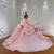 Pink Ball Gown Tulle Appliques Princess Dress 