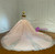 Pink Tulle Sequins Appliques Beading Wedding Dress