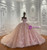 Pink Tulle Off the Shoulder Appliques Wedding Dress