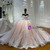 Pink Tulle Off the Shoulder Appliques Bow Wedding Dress