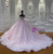 Pink Tulle Off the Shoulder Appliques Beading Wedding Dress