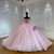 Glamorous Pink Tulle Appliques Off the Shoulder Wedding Dress