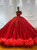 Elegance Red Sequins Tulle One Shoulder Prom Dress