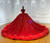 Elegance Red Sequins Tulle One Shoulder Prom Dress