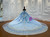 Blue Tulle Lace Appliques Beading Princess Dress
