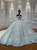 Ivory White Tulle Sequins Off the Shoulder Wedding Dress