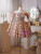 Champagne Tulle Off the Shoulder Beading Homecoming Dress