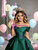 Simple Green Satin Off the Shoulder Pleats Quinceanera Dress