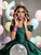 Simple Green Satin Off the Shoulder Pleats Quinceanera Dress