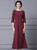 Burgundy Beading Mother Of The Bride Dress