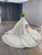 White Sequins Strapless Wedding Dress