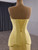 Yellow Mermaid Strapless Prom Dress