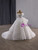 White Tulle Tiers Sequins Off the Shoulder Wedding Dress