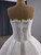 White Tulle Lace Strapless Beading Wedding Dress