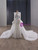 Fashion White Mermaid Tulle Lace Long Sleeve Wedding Dress