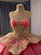 Pink Tulle Strapless Appliques Beading Prom Dress